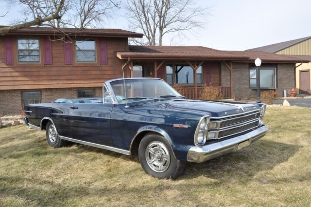 1966 Blue Ford Galaxie Convertible