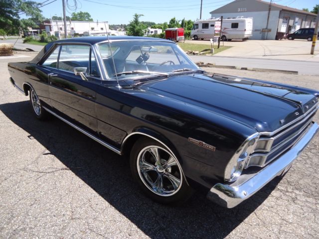 1966 Blue Ford Galaxie Coupe