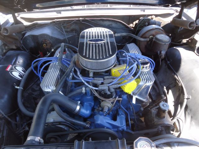 1966 Blue Ford Galaxie Coupe