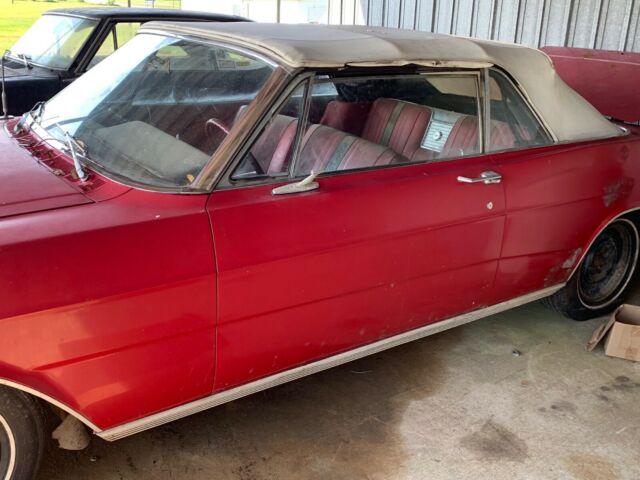 1966 Red Ford Galaxie Convertible