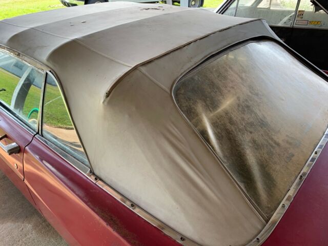 1966 Red Ford Galaxie Convertible