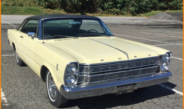 1966 Sunshine Yellow Ford Galaxie Coupe