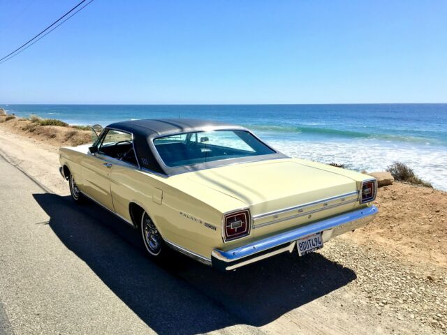 1966 Sunshine Yellow Ford Galaxie Coupe
