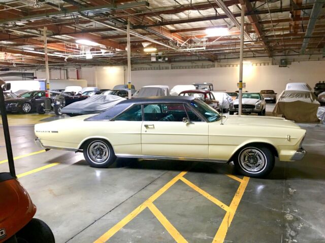 1966 Sunshine Yellow Ford Galaxie Coupe