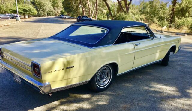 1966 Sunshine Yellow Ford Galaxie Coupe