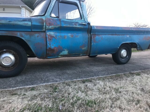 1966 Blue Chevrolet C-10 Standard Cab Pickup