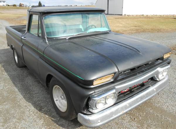 1966 Blue Chevrolet C-10 Standard Cab Pickup