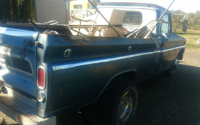 1966 Blue GMC Sierra 2500 Standard Cab Pickup