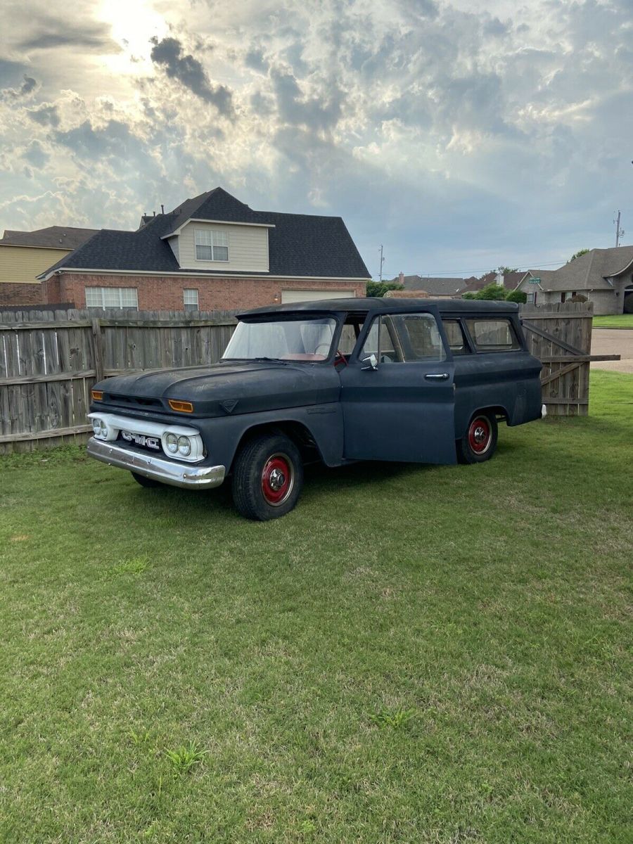 1966 Green Chevrolet Suburban