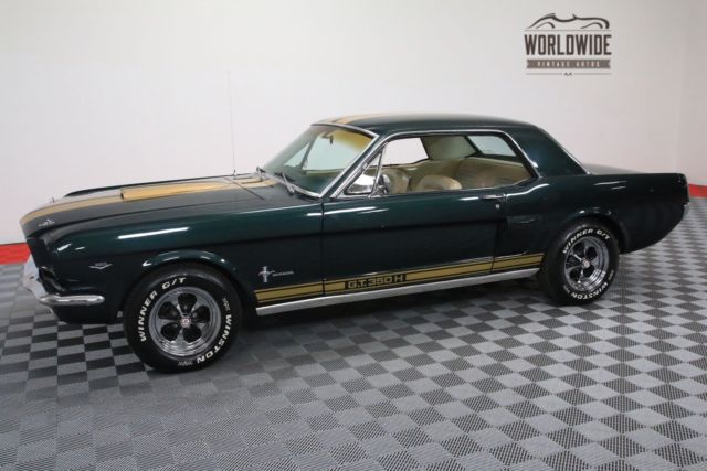 1966 Green Ford Mustang