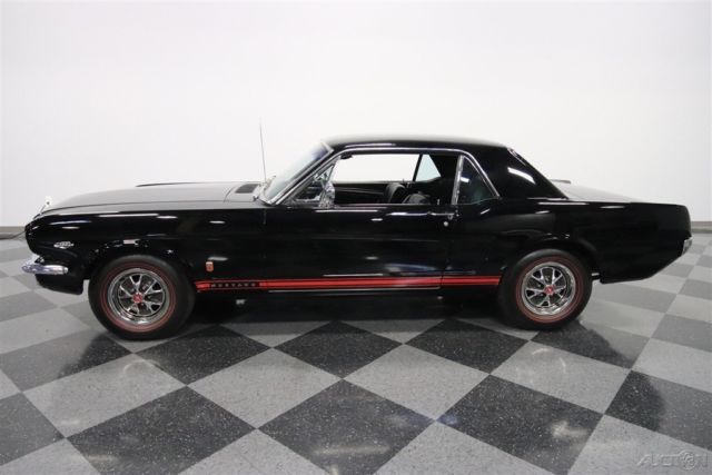 1966 Black Ford Mustang