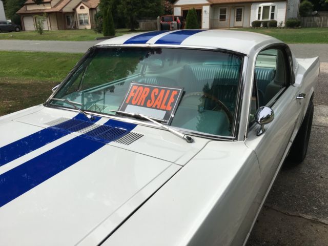 1966 White Ford Mustang Fastback