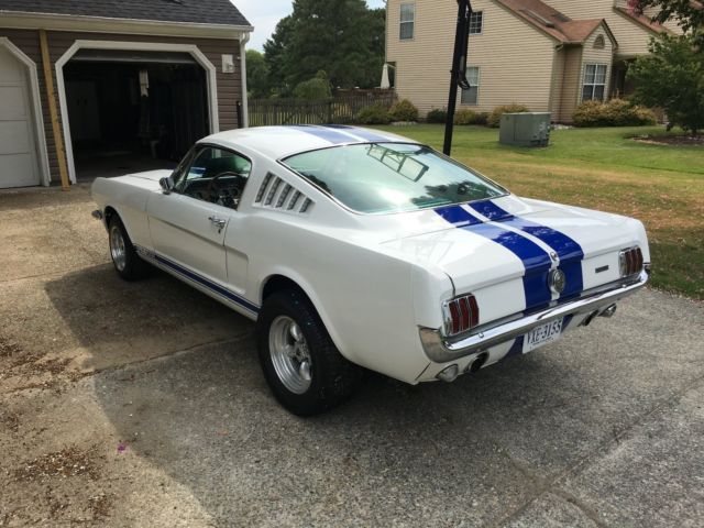 1966 White Ford Mustang Fastback