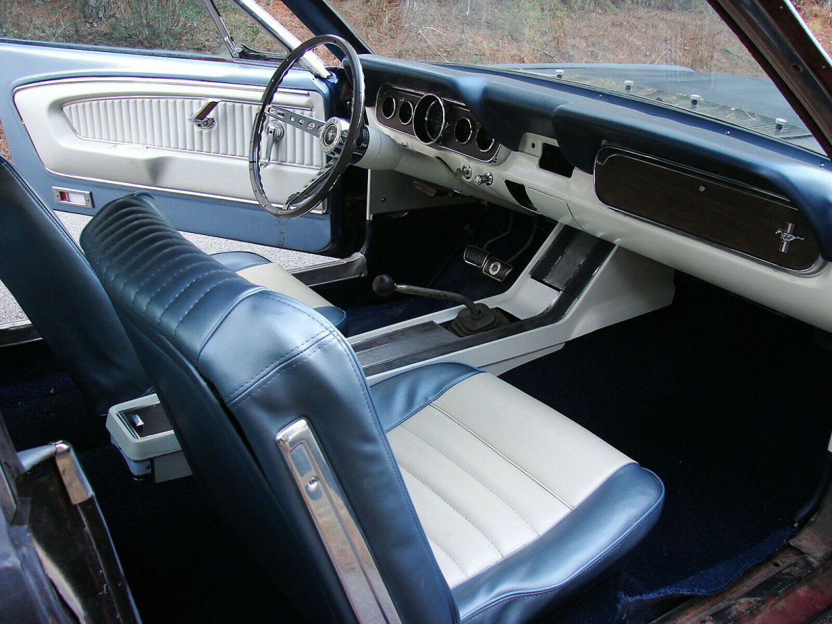 1966 Blue Ford Mustang Coupe
