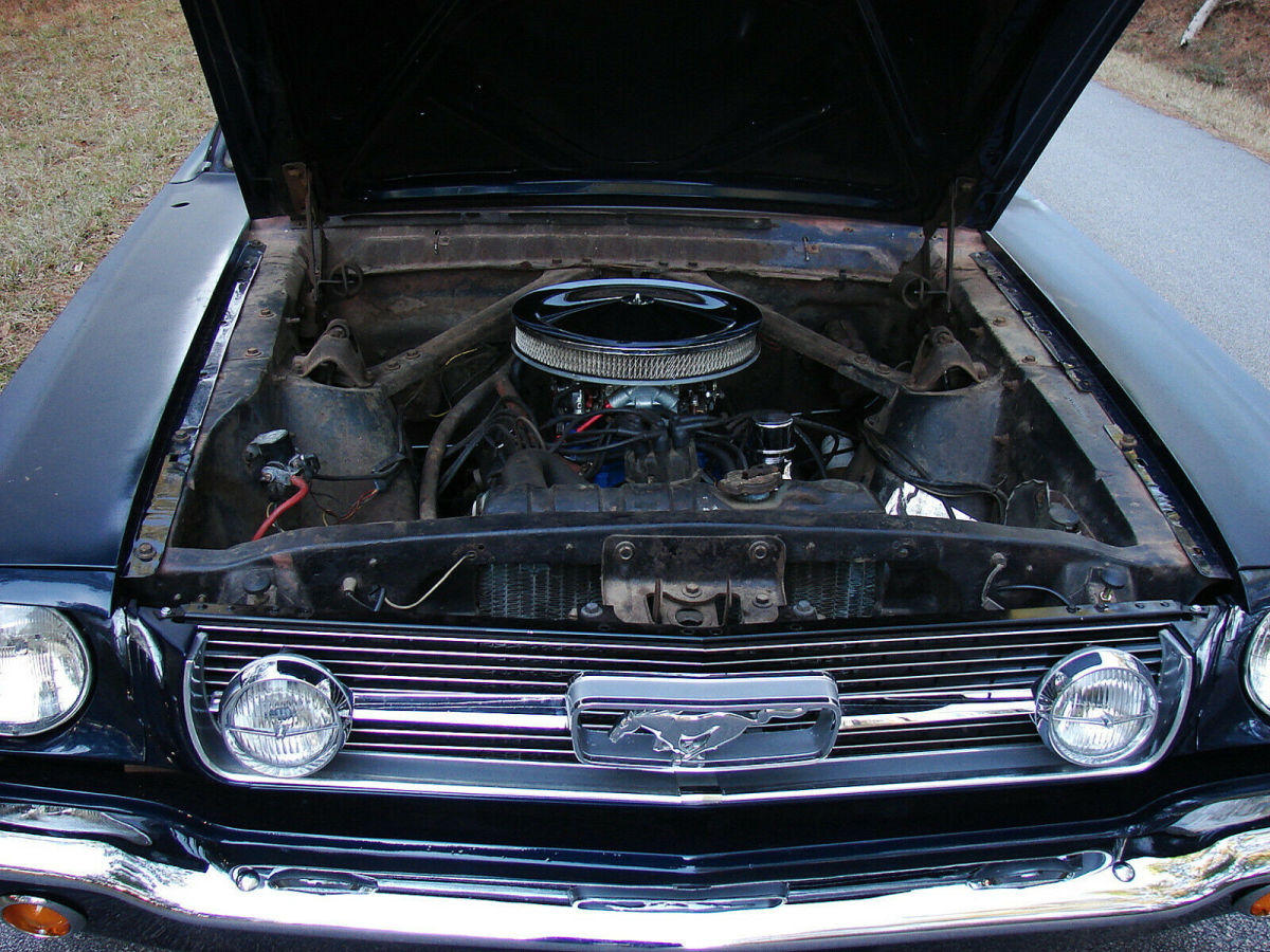 1966 Blue Ford Mustang Coupe