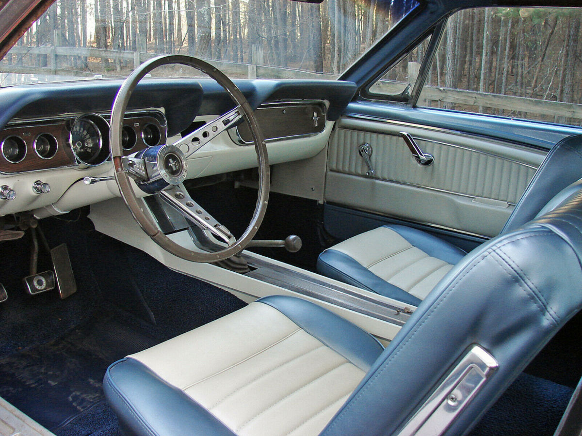 1966 Blue Ford Mustang Coupe