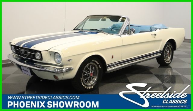 1966 White Ford Mustang