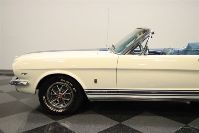 1966 White Ford Mustang