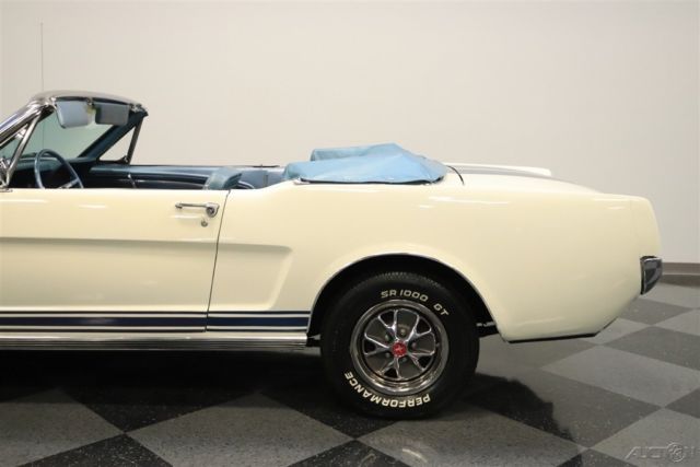 1966 White Ford Mustang