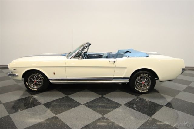 1966 White Ford Mustang