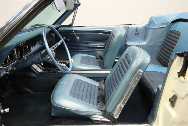 1966 White Ford Mustang