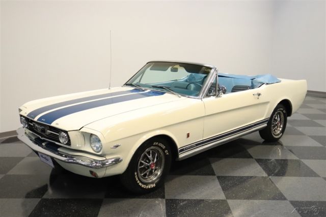 1966 White Ford Mustang
