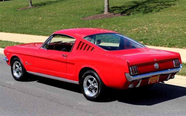 1966 Blue Ford Mustang