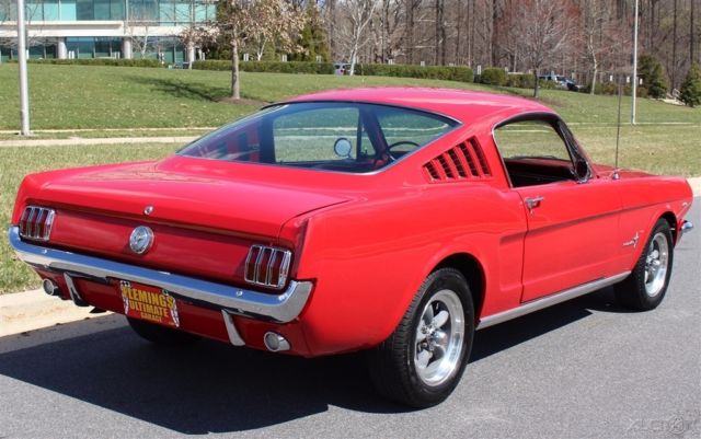 1966 Blue Ford Mustang