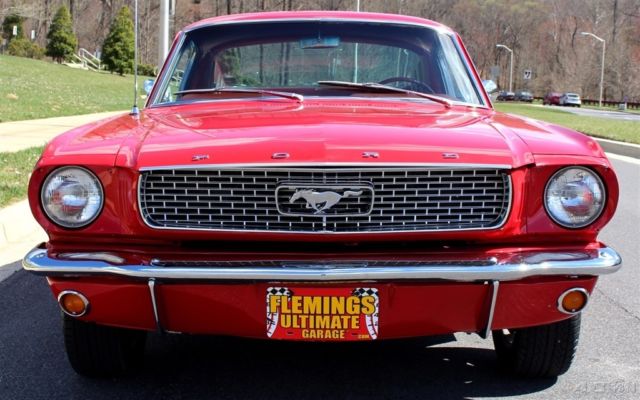 1966 Blue Ford Mustang