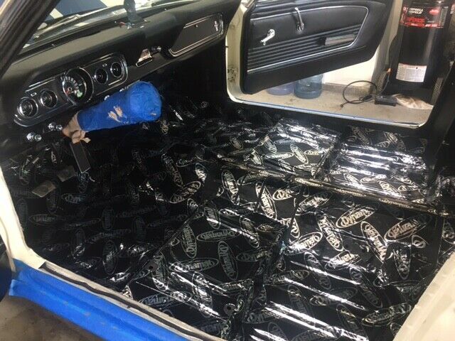 1966 White Ford Mustang Fastback