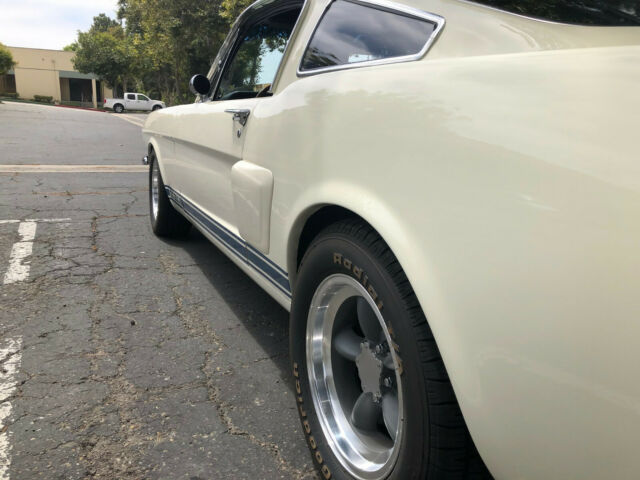 1966 White Ford Mustang Fastback