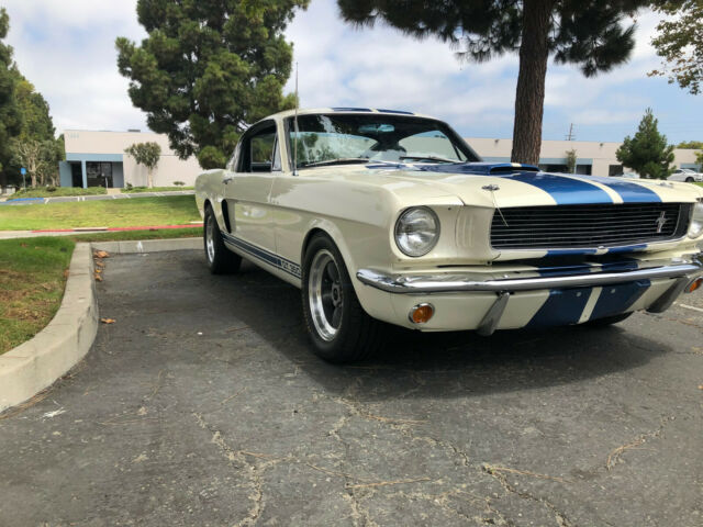 1966 White Ford Mustang Fastback