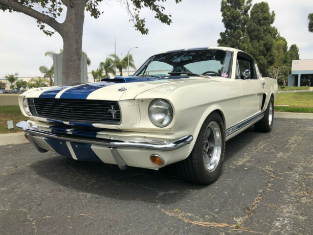 1966 White Ford Mustang Fastback