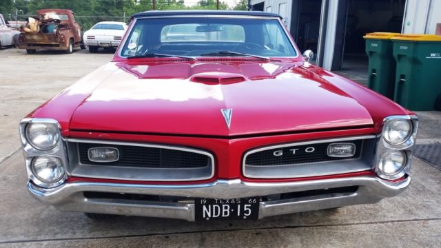 1966 MONTERO RED Pontiac GTO Convertible