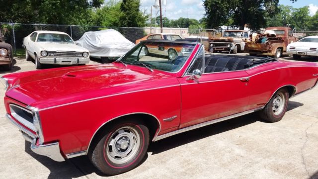 1966 MONTERO RED Pontiac GTO Convertible