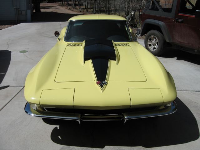 1966 Sunfire Yellow Chevrolet Corvette Coupe