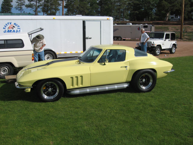 1966 Sunfire Yellow Chevrolet Corvette Coupe