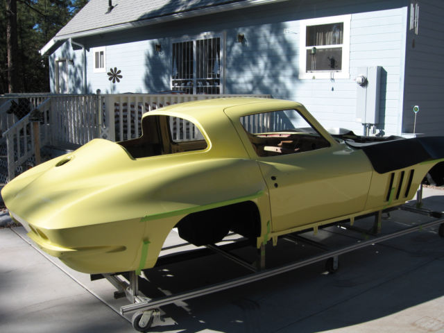 1966 Sunfire Yellow Chevrolet Corvette Coupe