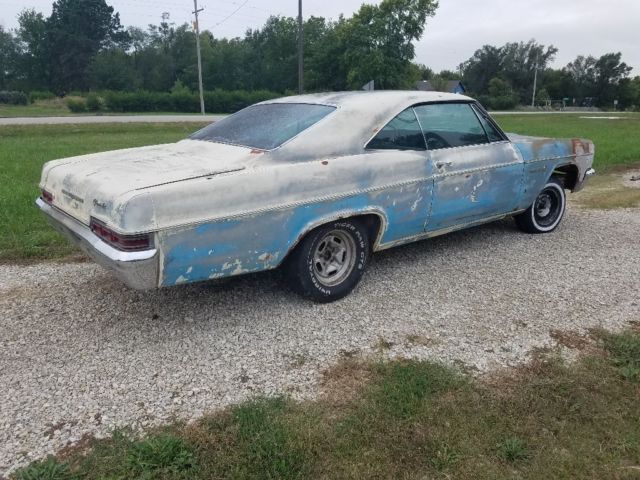 1966 Yellow Chevrolet Impala Coupe