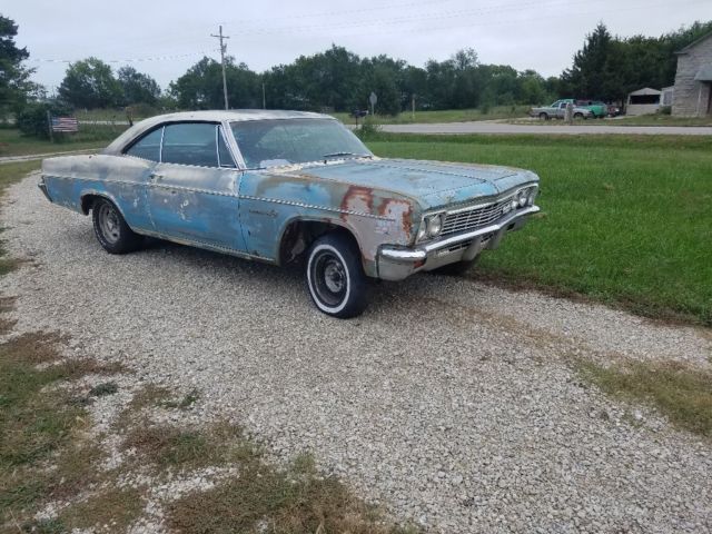1966 Yellow Chevrolet Impala Coupe