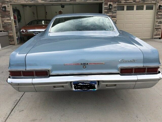 1966 Blue Chevrolet Impala Coupe