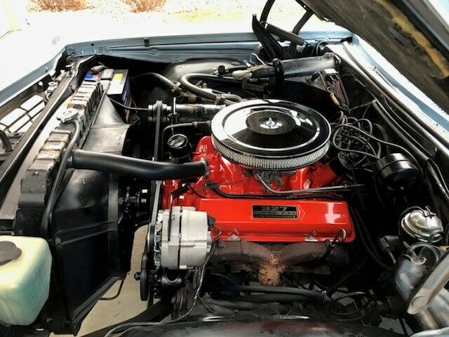 1966 Blue Chevrolet Impala Coupe