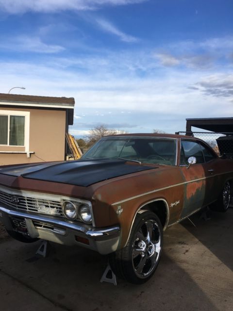 1966 Rust brown gold Chevrolet Impala Coupe