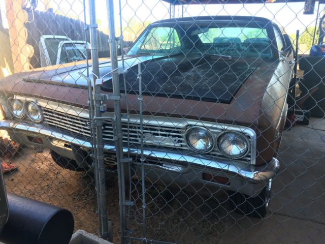 1966 Rust brown gold Chevrolet Impala Coupe