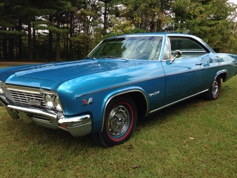 1966 Marina Blue Chevrolet Impala Coupe