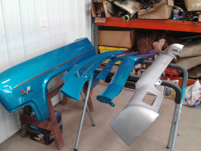 1966 Marina Blue Chevrolet Impala Coupe