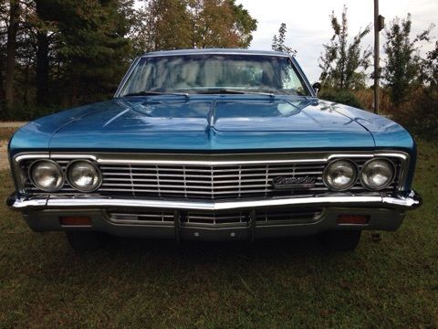1966 Marina Blue Chevrolet Impala Coupe