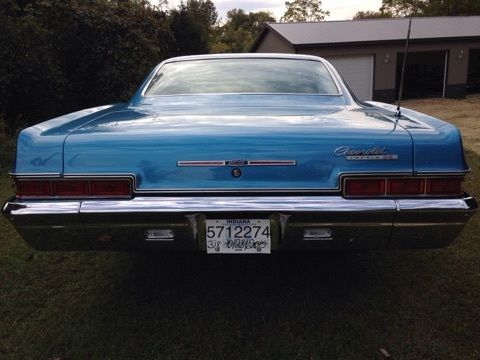 1966 Marina Blue Chevrolet Impala Coupe