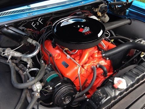 1966 Marina Blue Chevrolet Impala Coupe