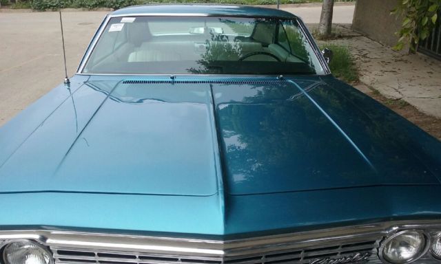 1966 Blue Chevrolet Impala Coupe